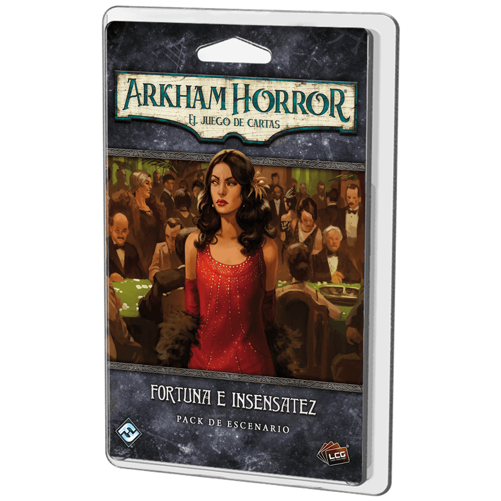 Arkham Horror LCG: Fortuna e insensatez pack de escenario| El Juego de Cartas