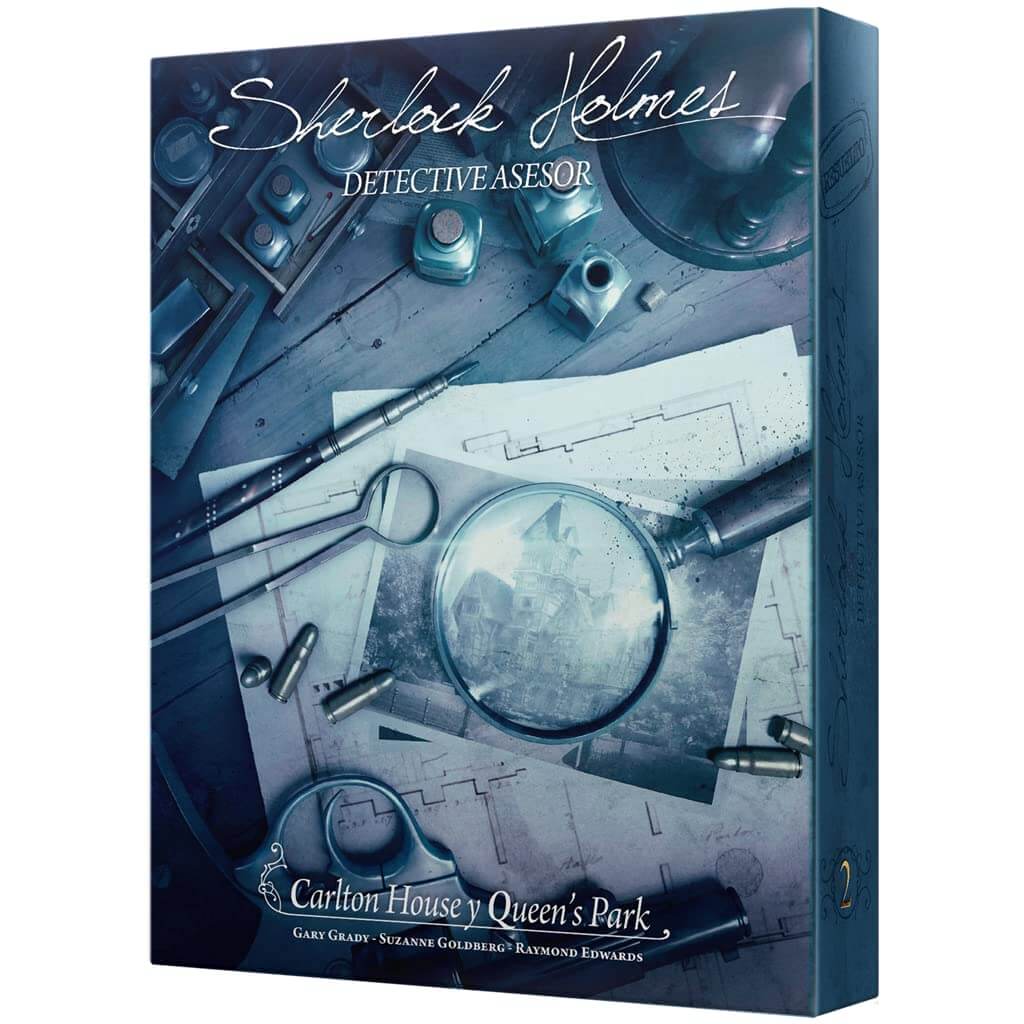 Sherlock Holmes: Carlton House & Queen’s Park, juego de mesa de investigación y deducción ambientado en el Londres victoriano.