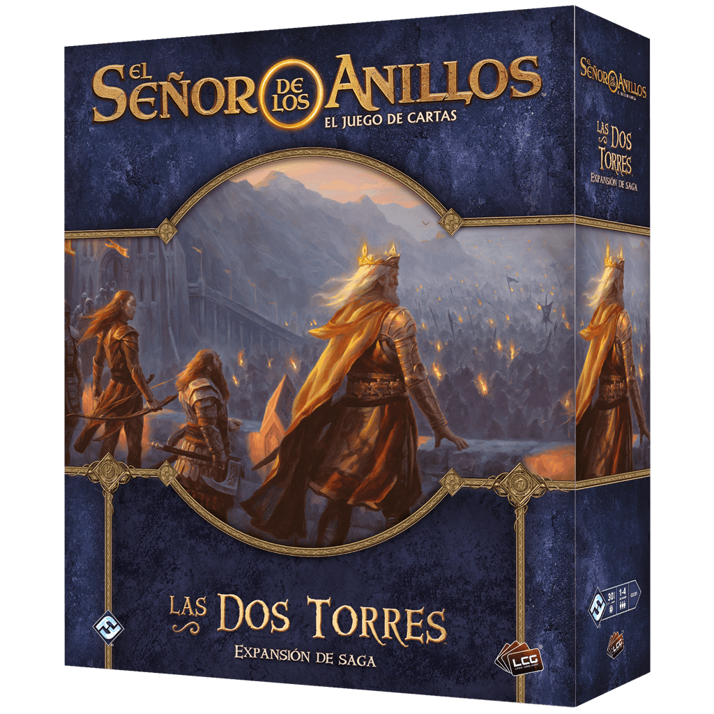 Juego de mesa El señor de los anillos LCG Expansion de saga las dos torres