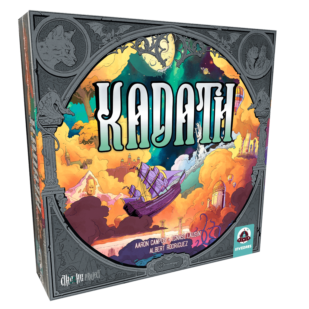 Kadath juego de mesa de estrategia y exploración inspirado en el universo de H. P. Lovecraft.