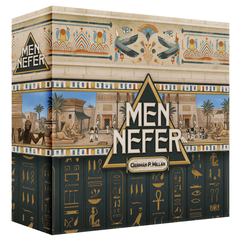 Men Nefer juego de mesa de estrategia ambientado en el antiguo Egipto.
