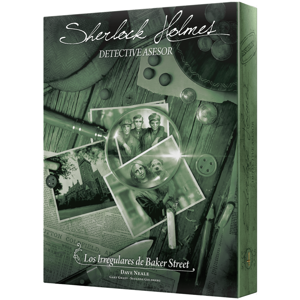 Sherlock Holmes: Los Irregulares de Baker Street, juego de mesa de investigación y deducción.