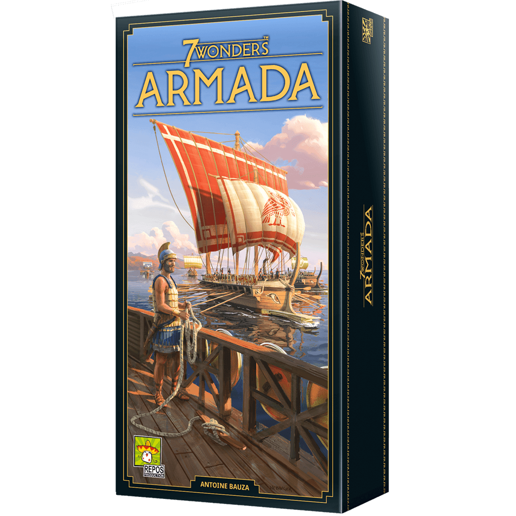 7 Wonders Armada Nueva Edición expansión para 7 Wonders con exploración naval y desarrollo de flotas