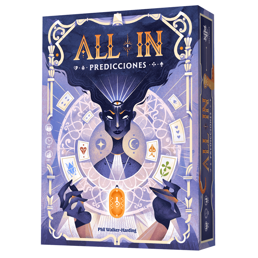 All In, juego de mesa de cartas y estrategia en español