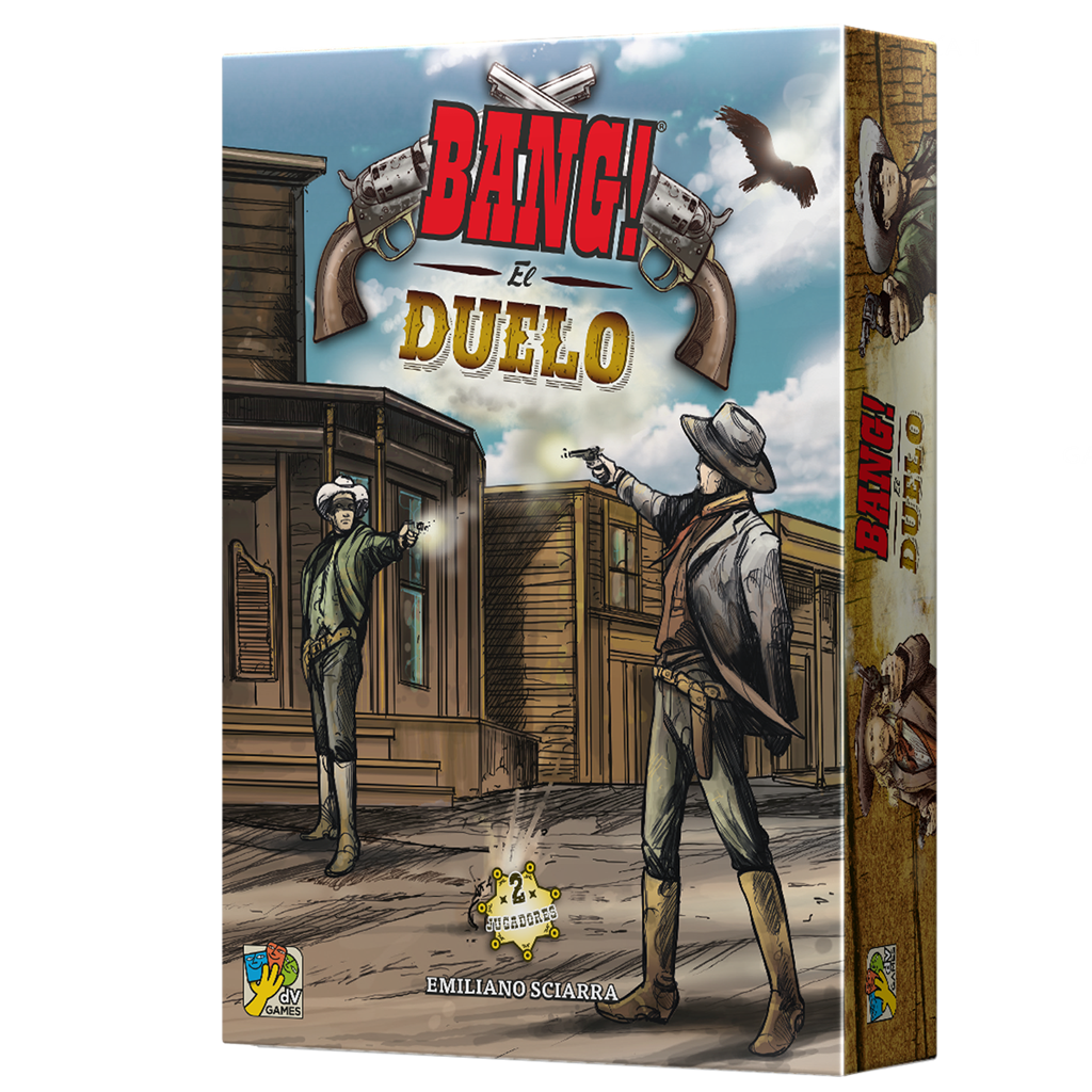 Bang! El Duelo, juego de cartas para dos jugadores ambientado en el Salvaje Oeste.