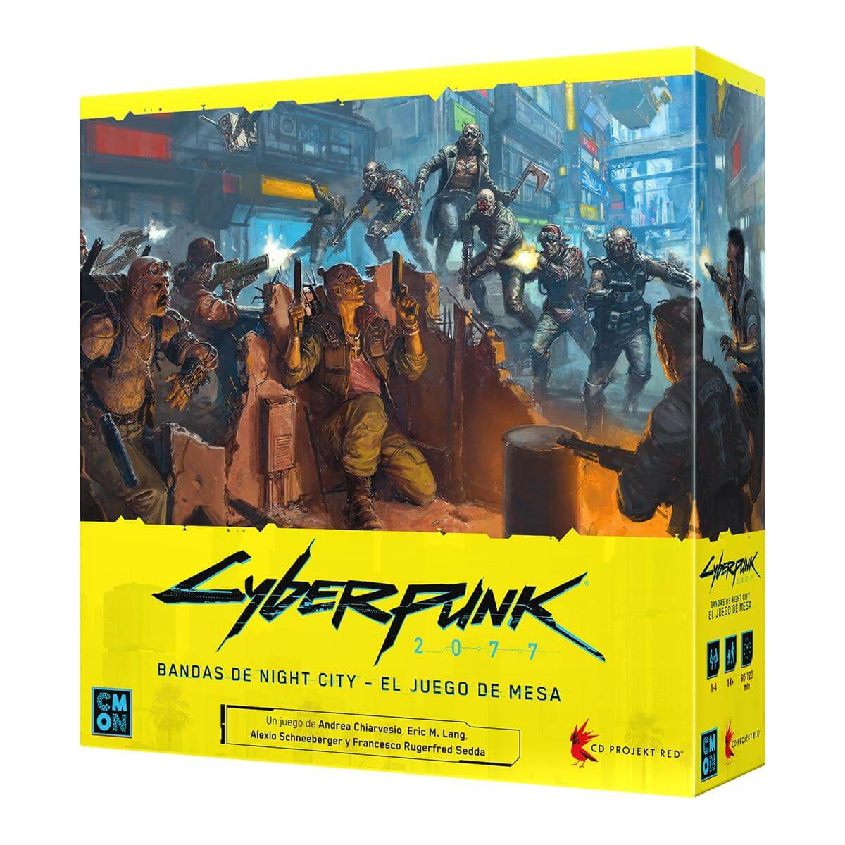 Cyberpunk 2077: Bandas de Night City, juego de mesa de estrategia y control de territorios.