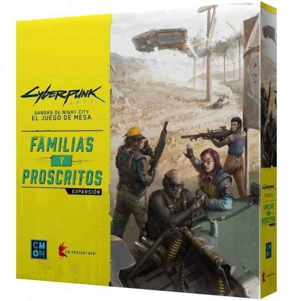 Cyberpunk 2077: Familias y Proscritos, expansión para el juego de mesa Bandas de Night City.