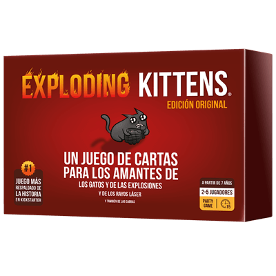 Exploding Kittens juego de cartas de humor y estrategia para toda la familia