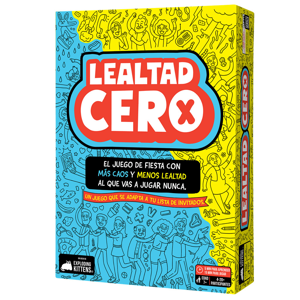 Lealtad Cero, juego de mesa de estrategia e intriga en español.