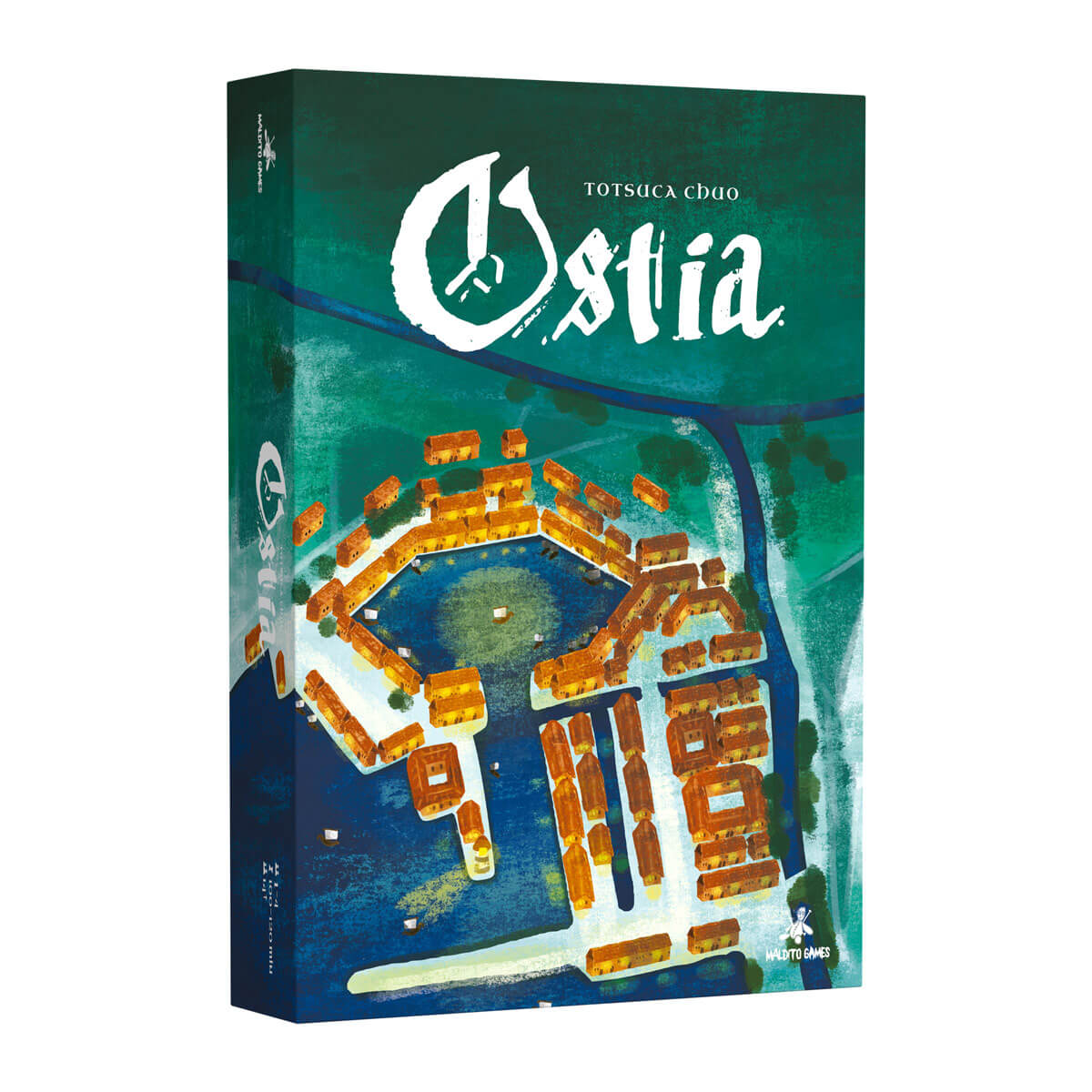 Ostia juego de mesa de estrategia ambientado en la antigua Roma