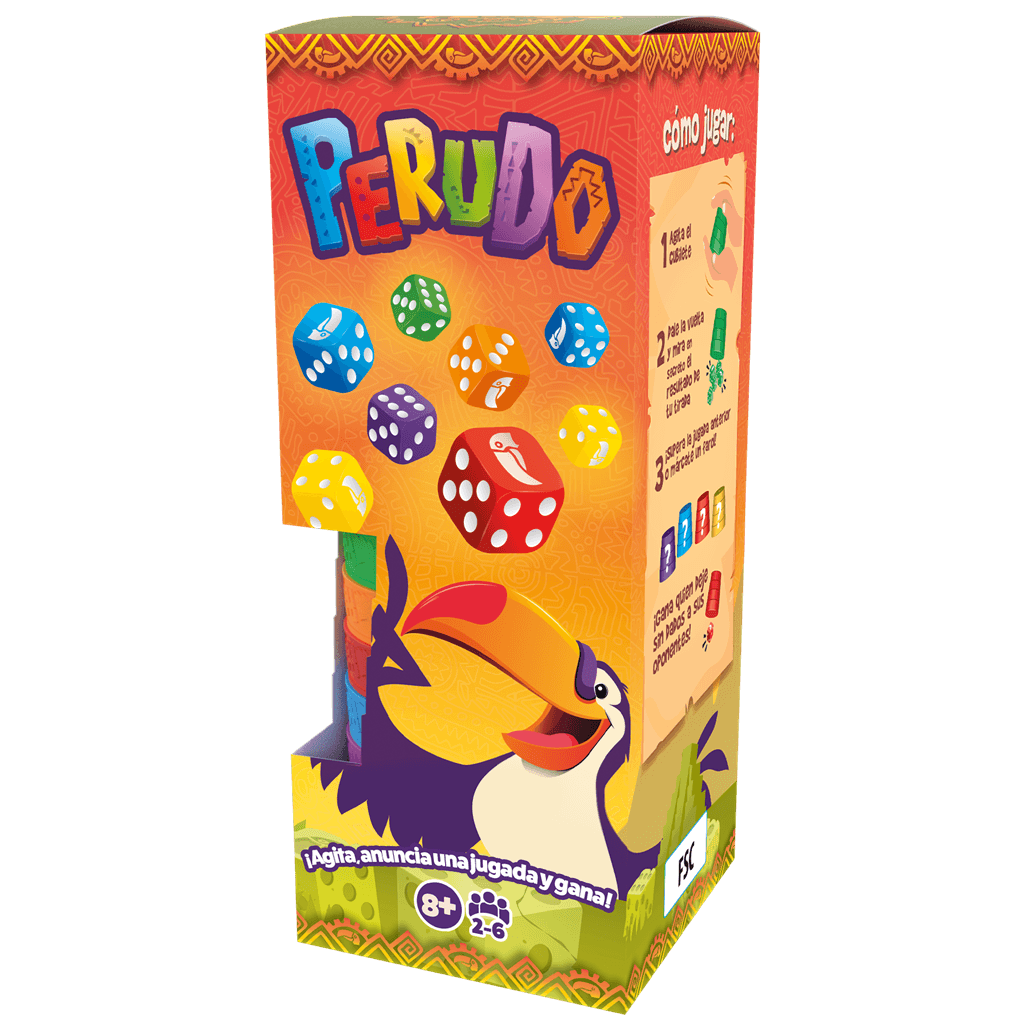 Perudo, juego de dados, faroleo y apuestas para toda la familia.