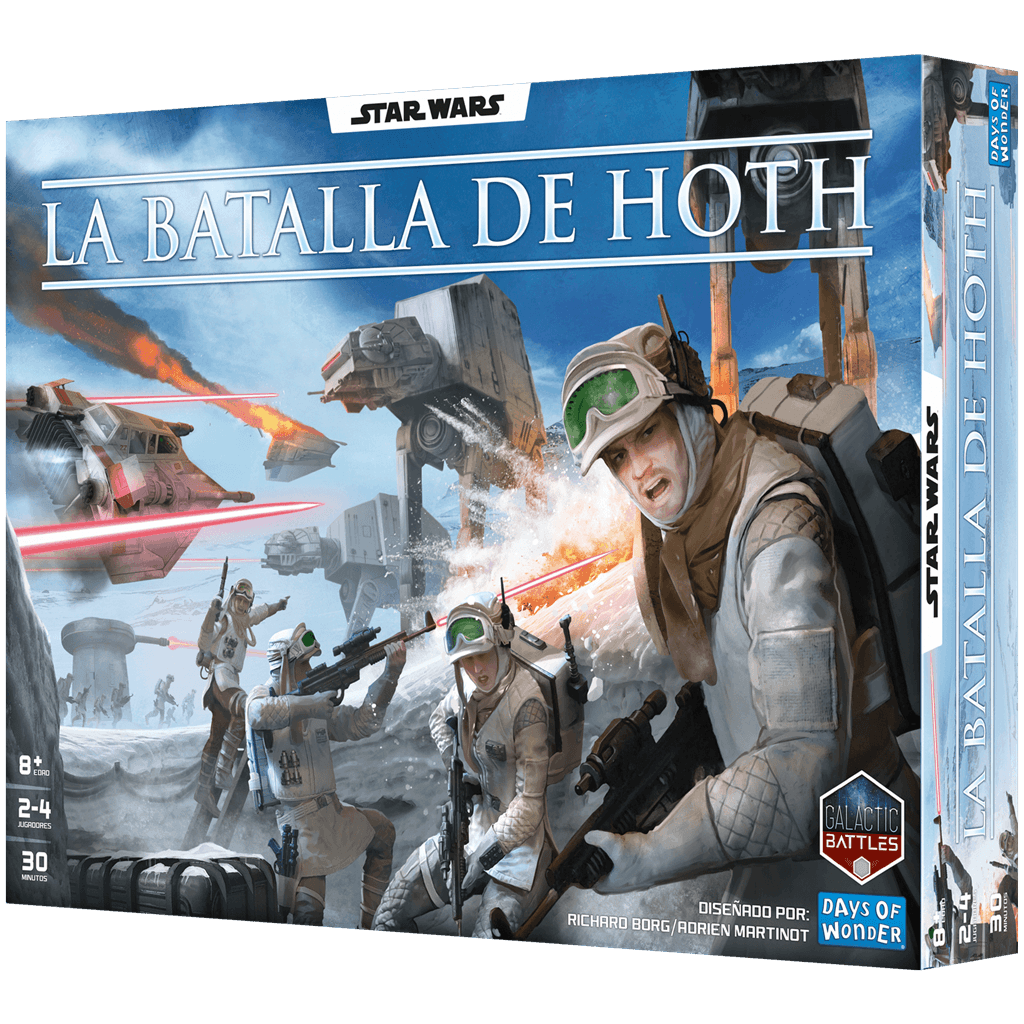 Star Wars: La Batalla de Hoth, juego de mesa de estrategia ambientado en el enfrentamiento entre la Alianza Rebelde y el Imperio.