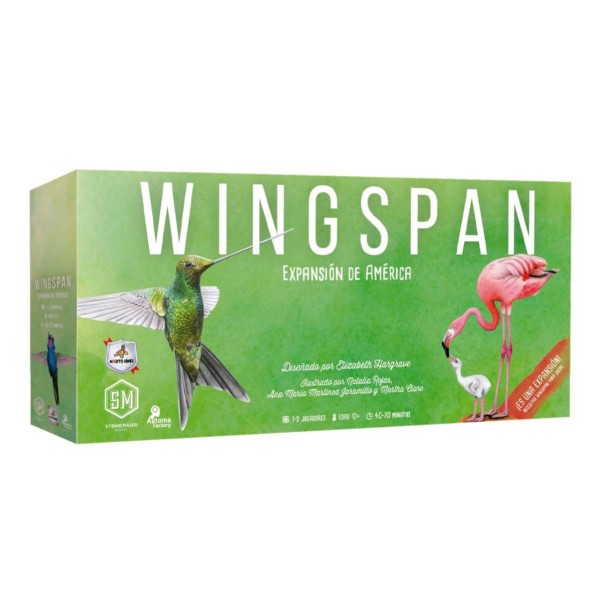 Wingspan Expansión América juego de mesa de Maldito Games